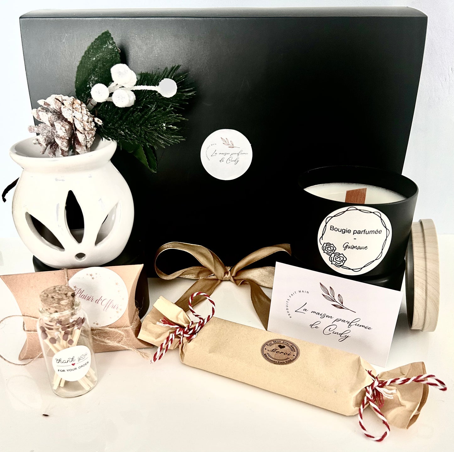 Coffret bougie parfumée