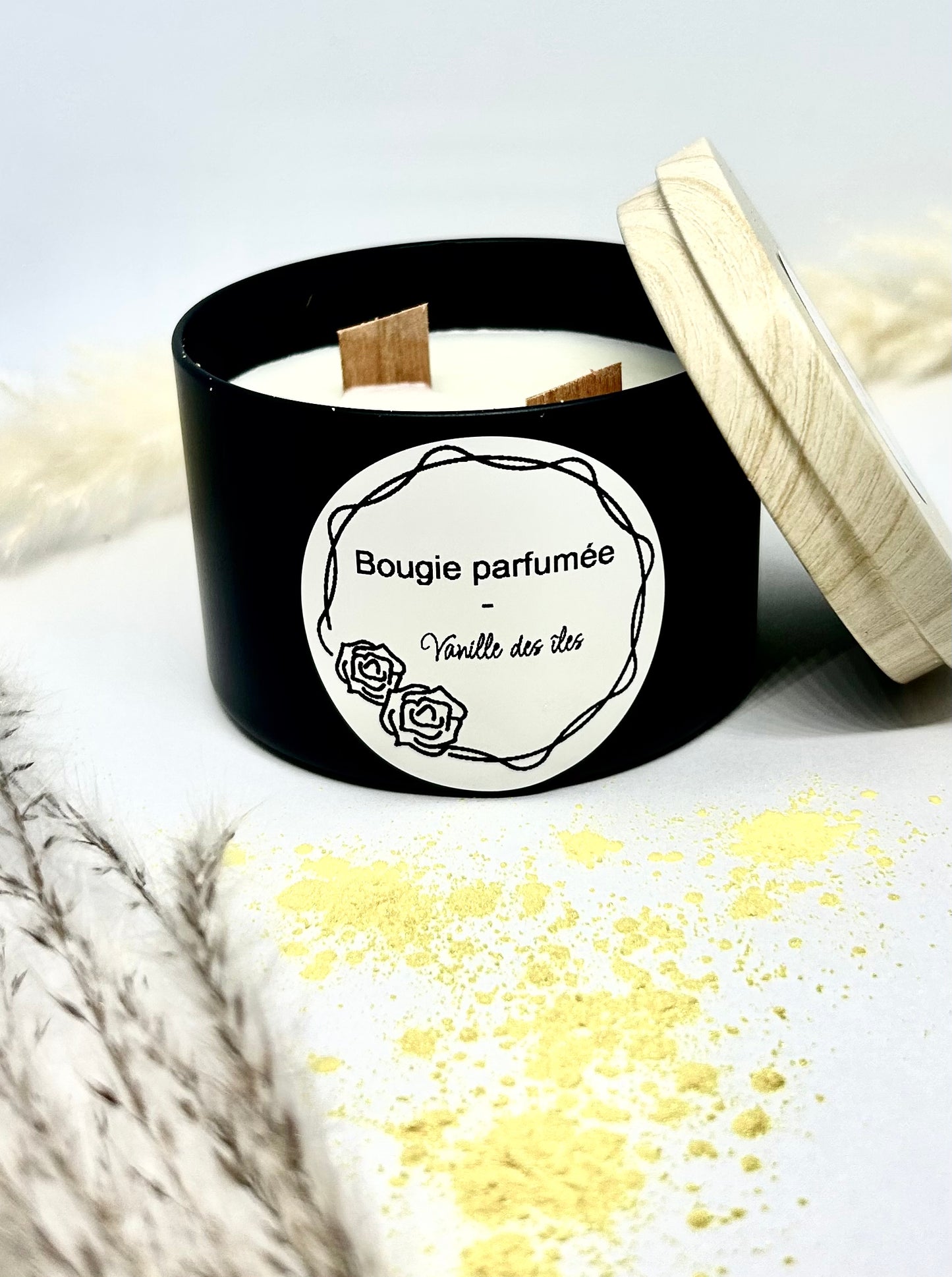 Bougie parfumée Vanille des îles 160G